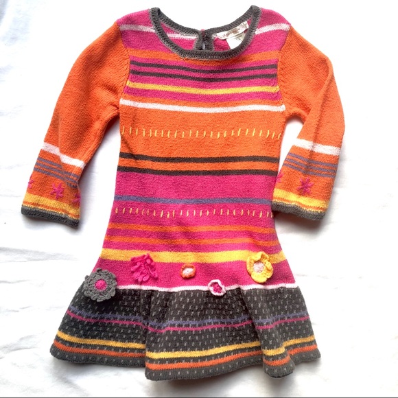 colorful sweater dress